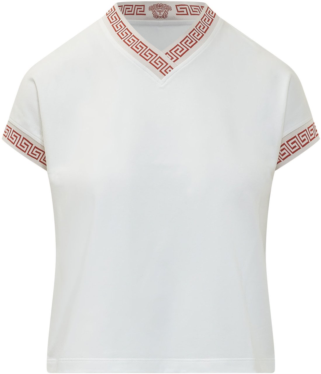 Versace T-shirt con Motivo Greca Wit
