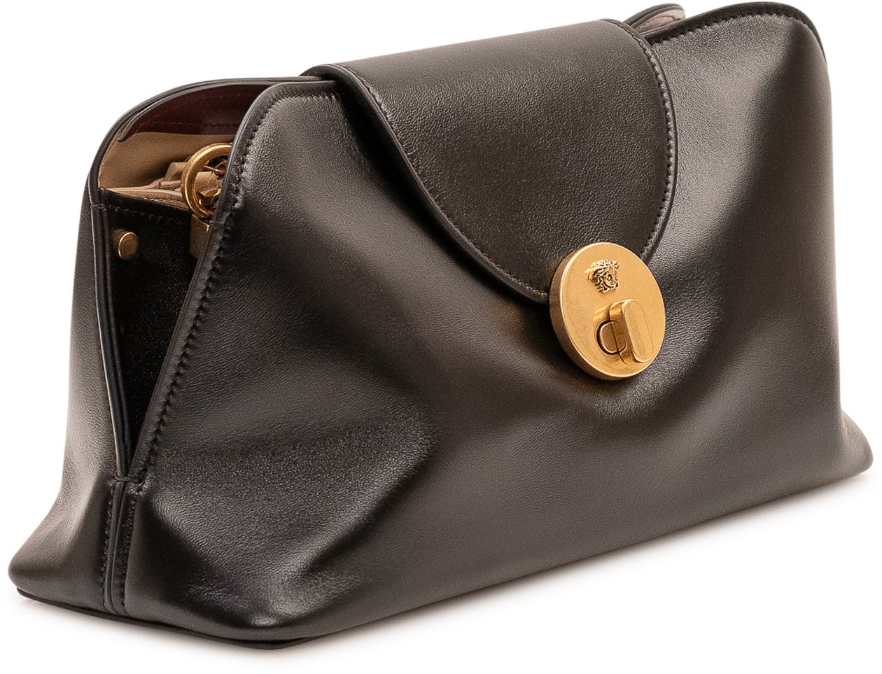 Versace Borsa Piccola con Patta Zwart