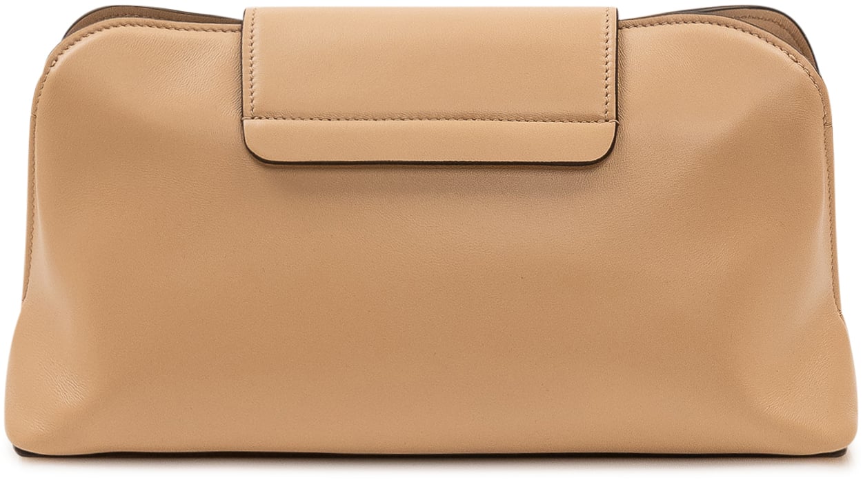 Versace Clutch con Patta Centrale Beige