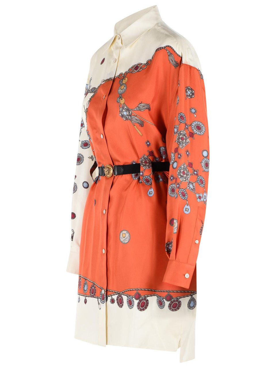 Versace DRESS TWILL SILK Oranje
