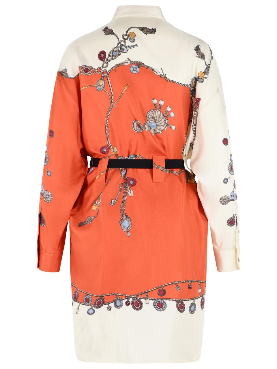 Versace DRESS TWILL SILK Oranje
