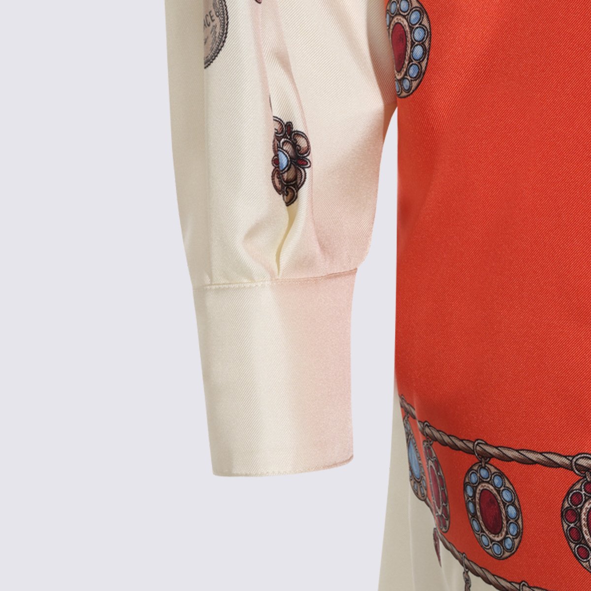 Versace DRESS TWILL SILK Oranje