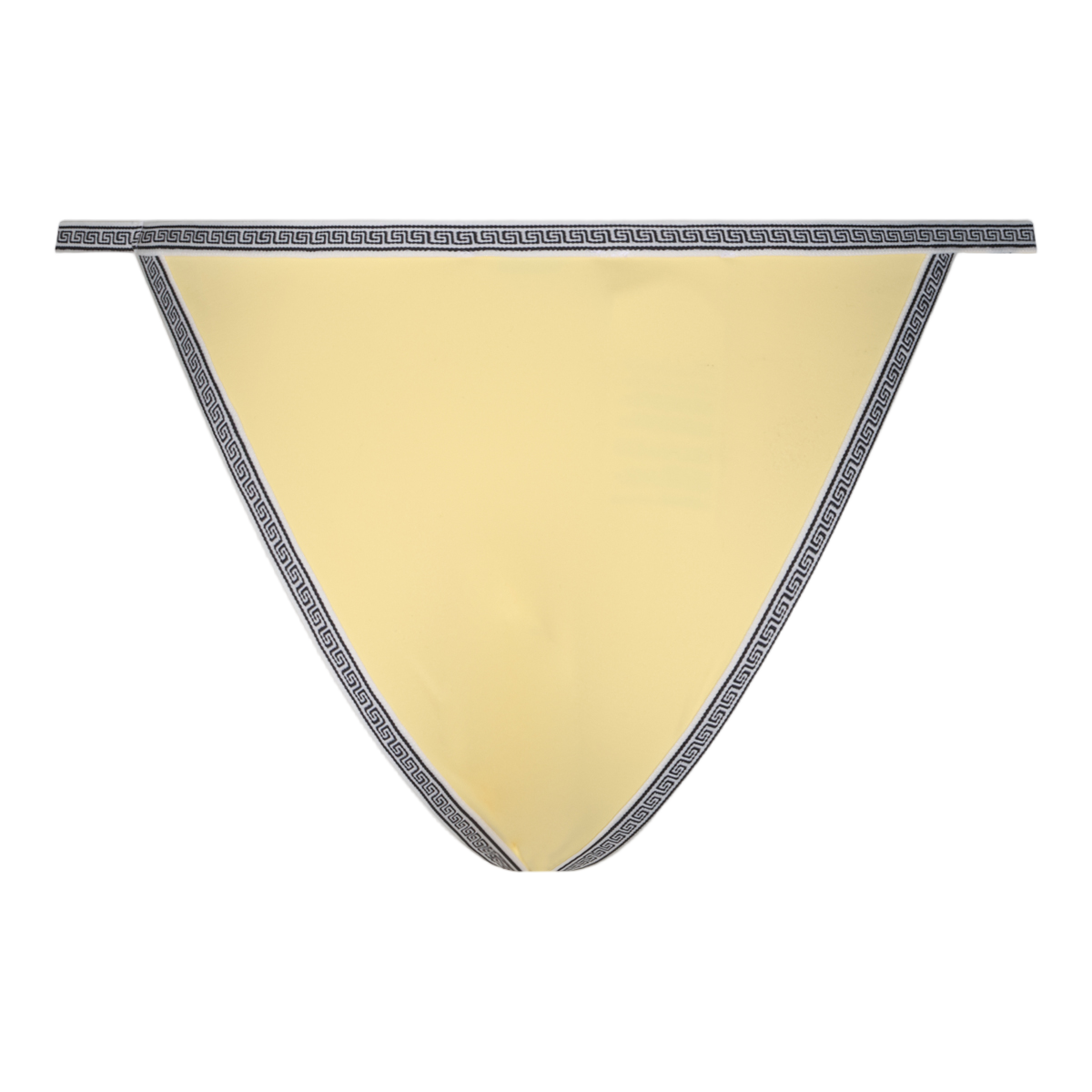 Versace Bikini Bottom with Greek Key Patterned Trim Neutraal