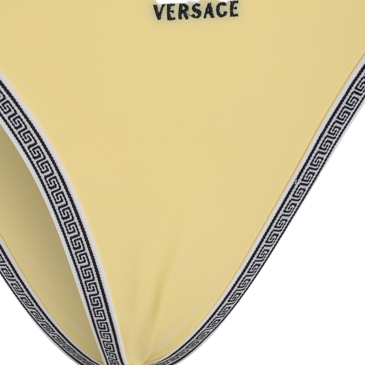 Versace Bikini Bottom with Greek Key Patterned Trim Neutraal