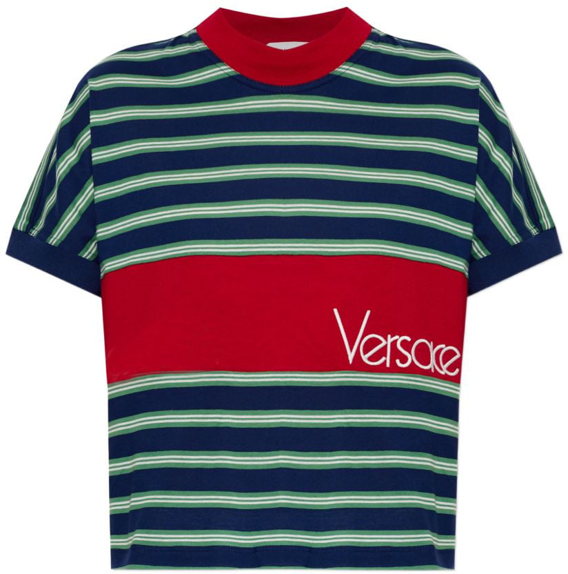 Versace T-Shirts And Polos Navy Navy