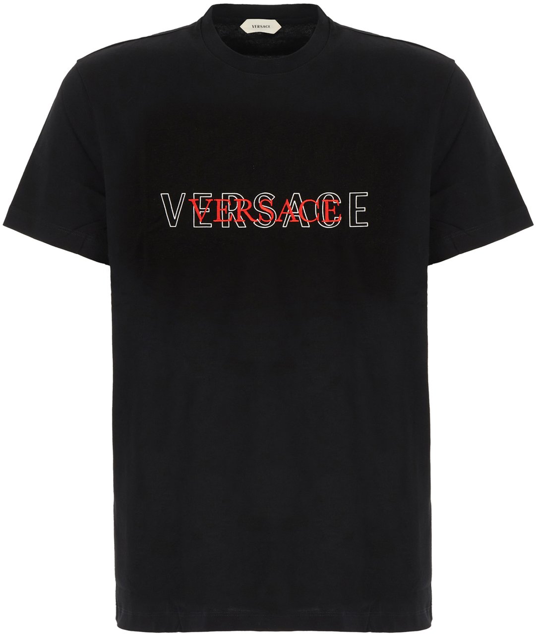 Versace Black cotton t-shirt Zwart
