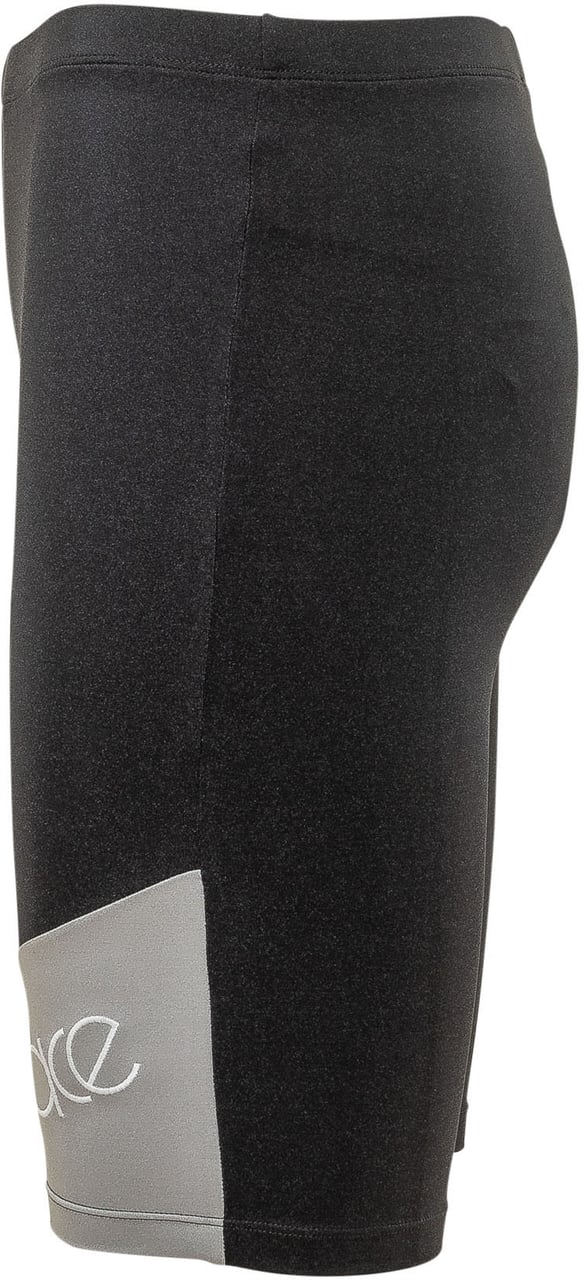 Versace Shorts Biker con Motivo Diagonale Donkergrijs