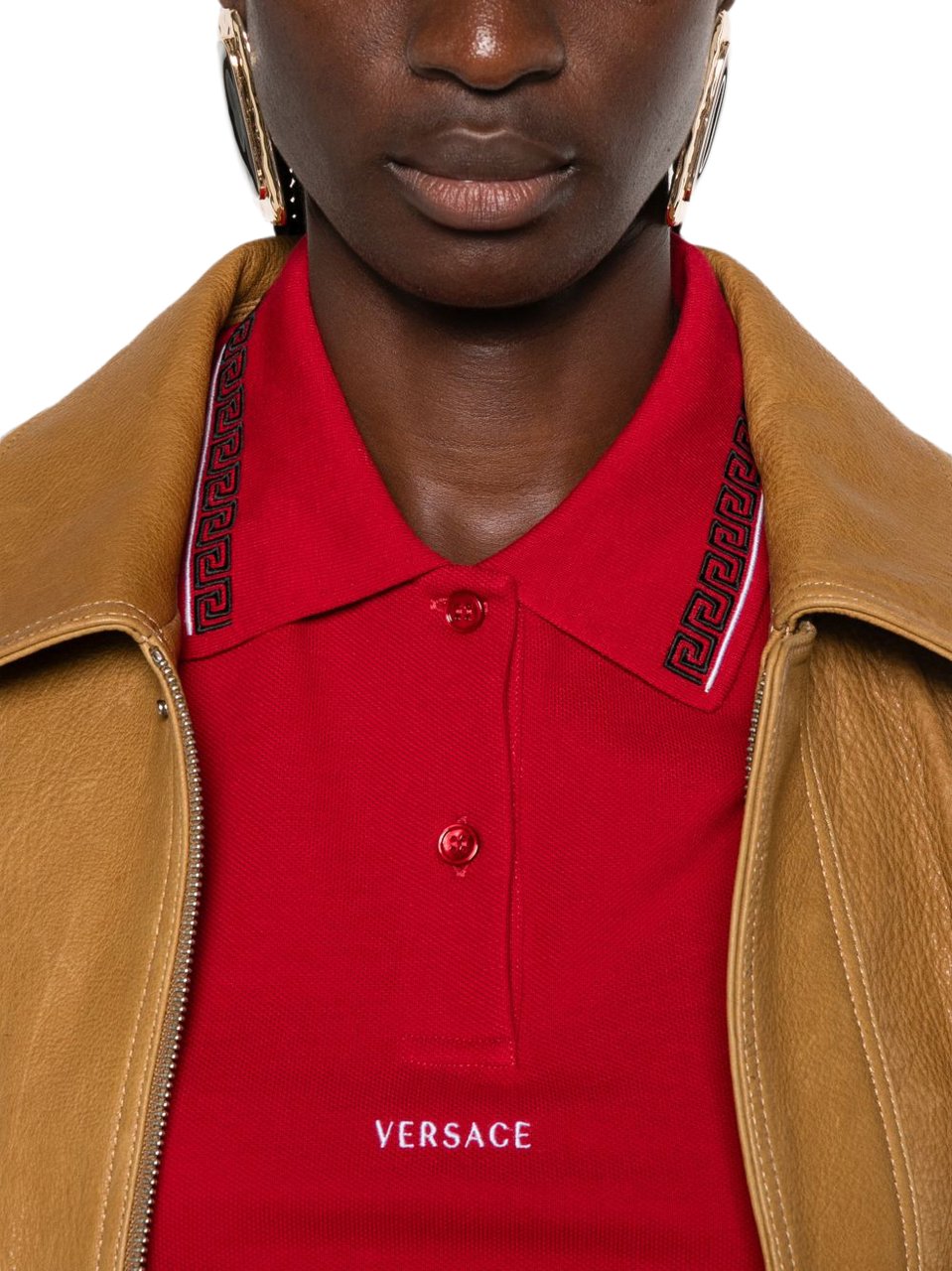 Versace T-Shirts And Polos Red Rood