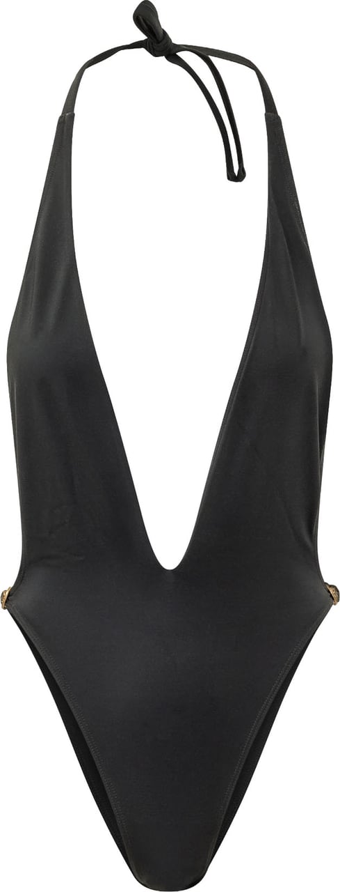 Versace Costume Intero con Lacci al Collo Zwart