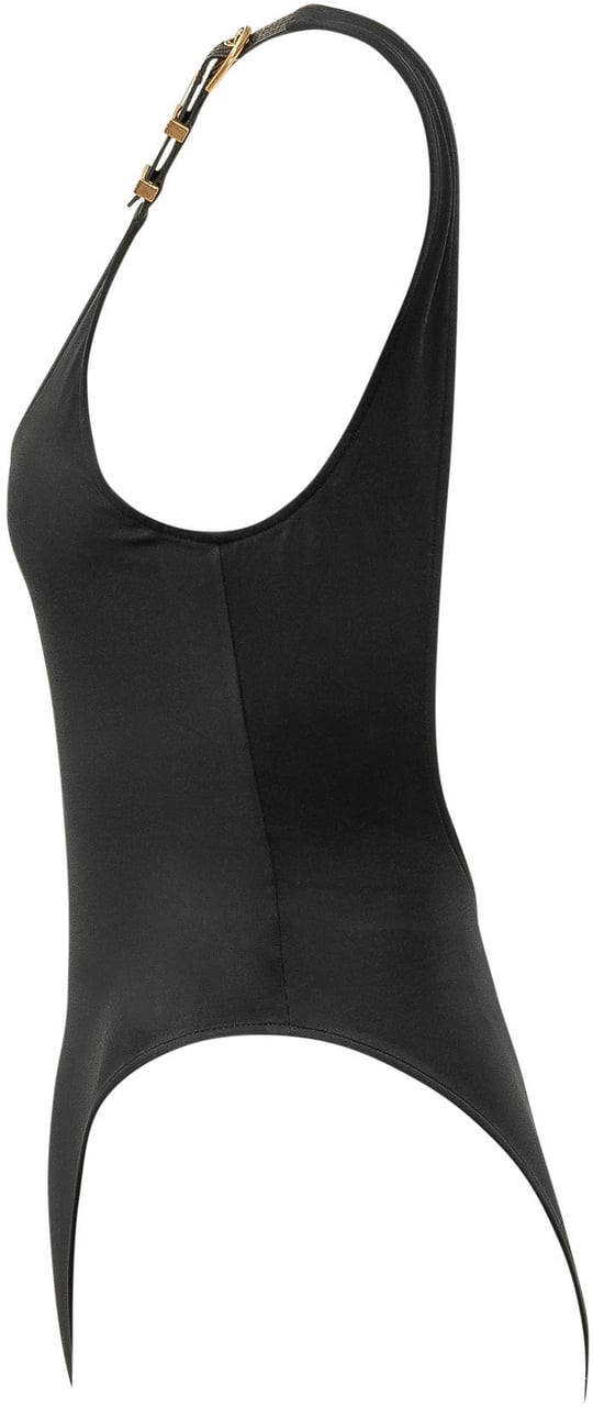 Versace Costume Intero con Spalline Zwart