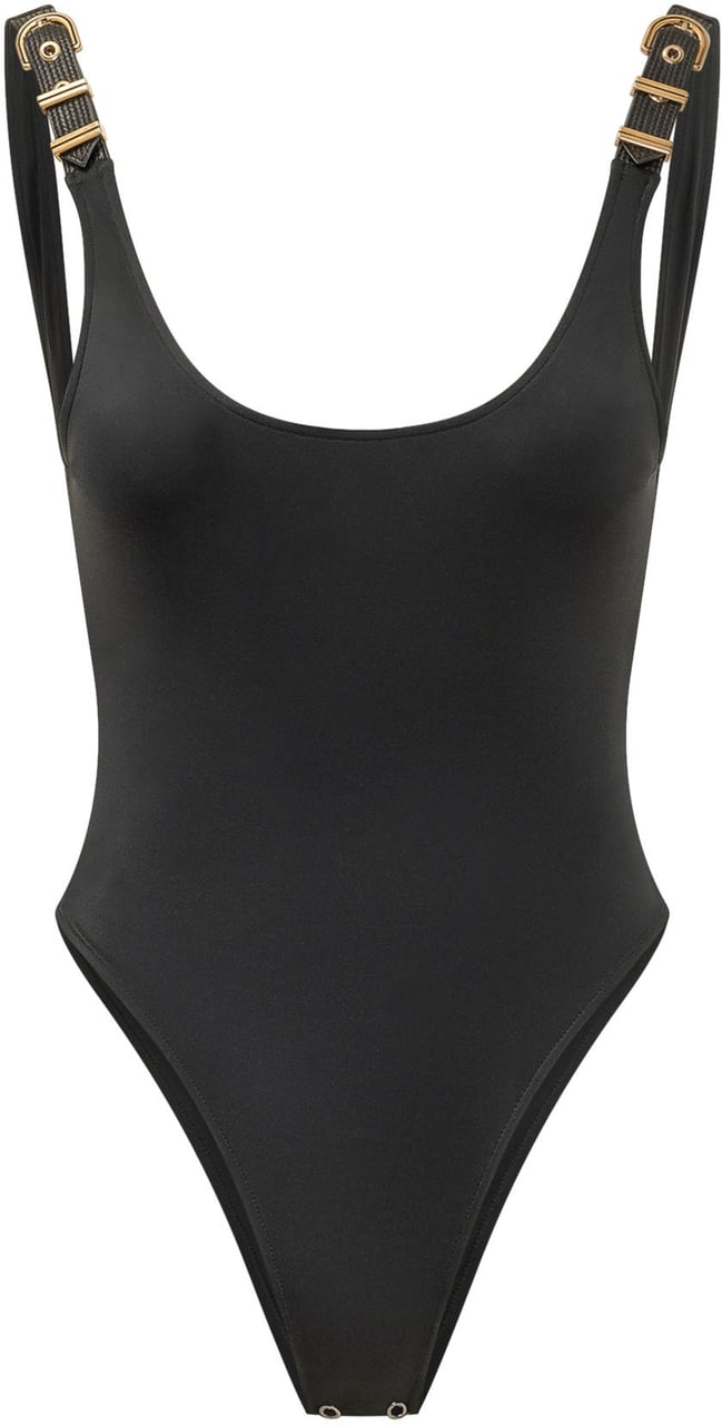 Versace Costume Intero con Spalline Zwart