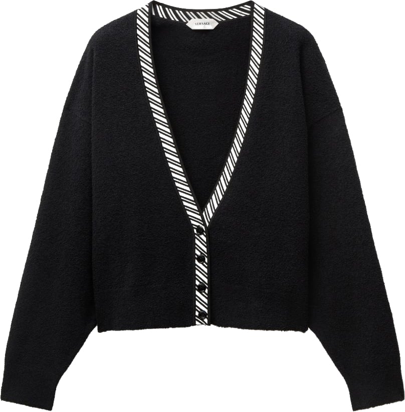 Versace Sweaters Black Zwart