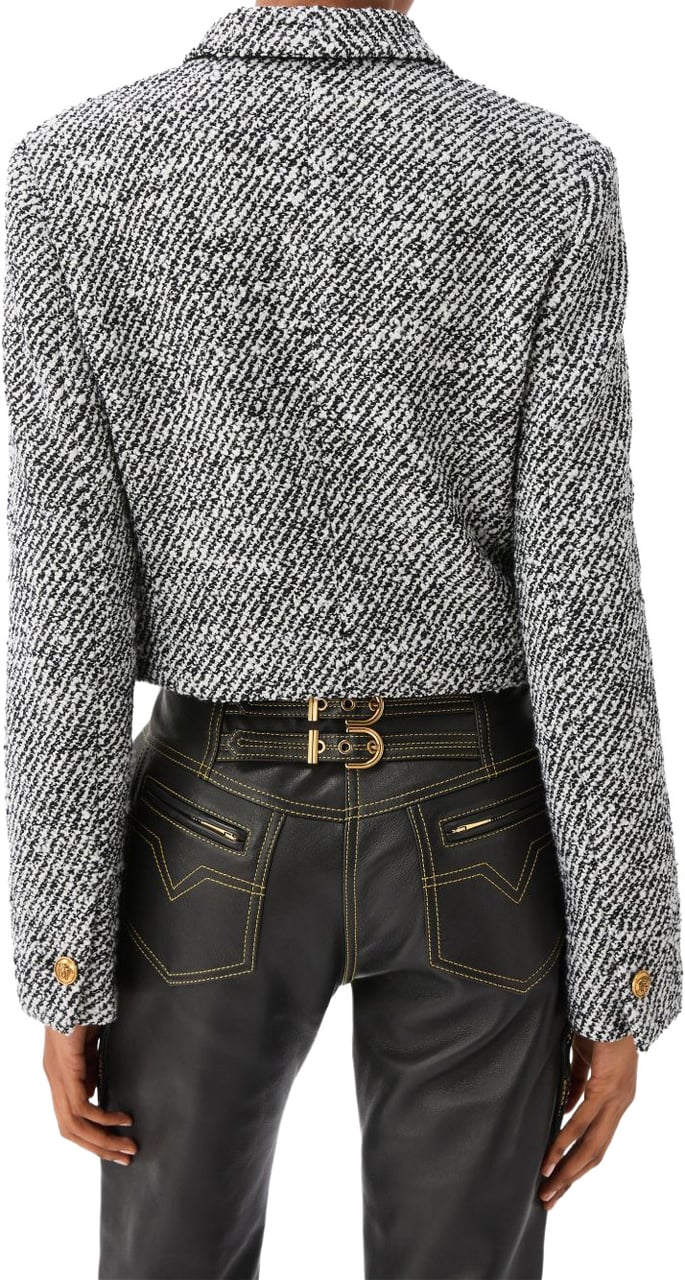 Versace Jackets Black Donkergrijs