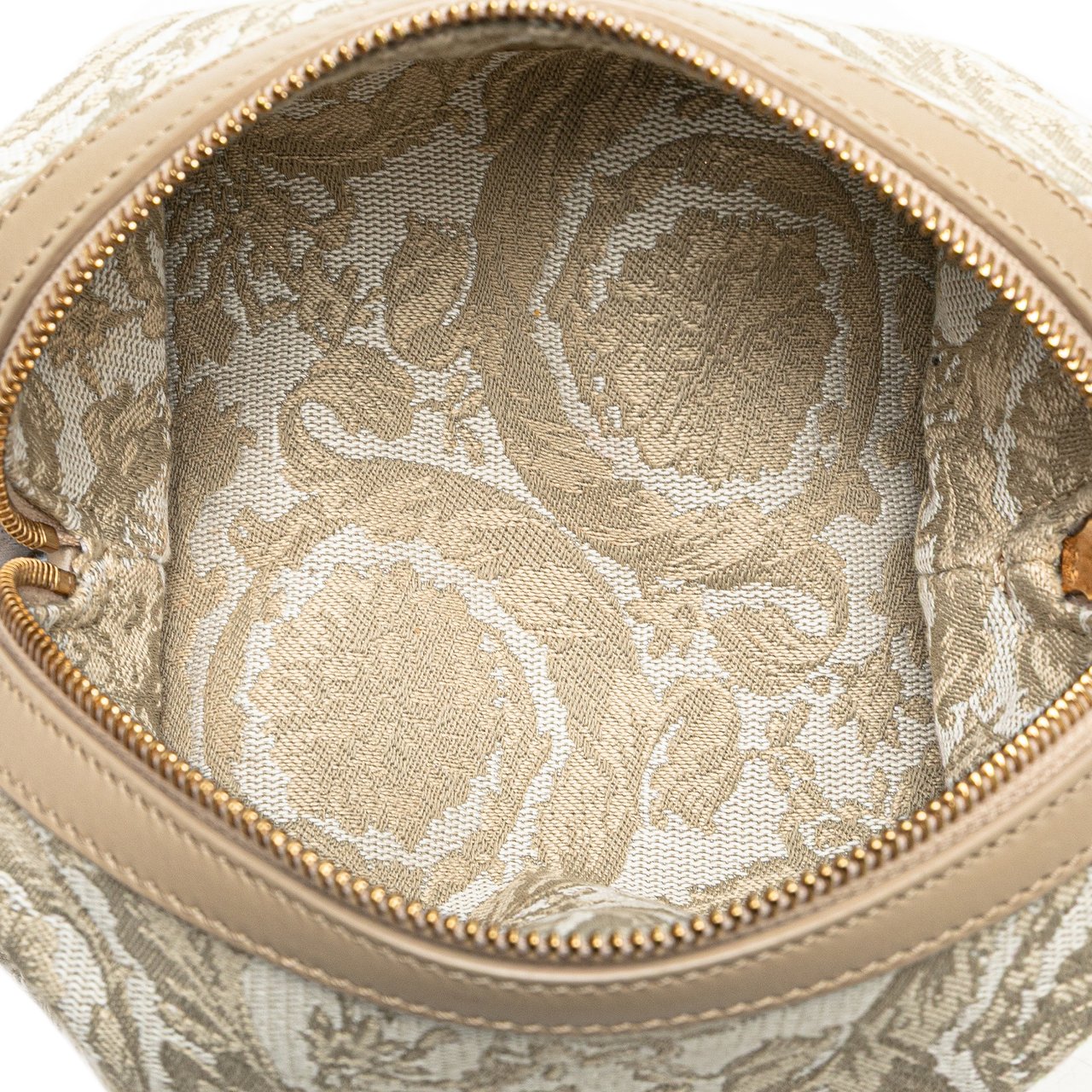 Versace Canvas Athena Beauty Pouch Bruin