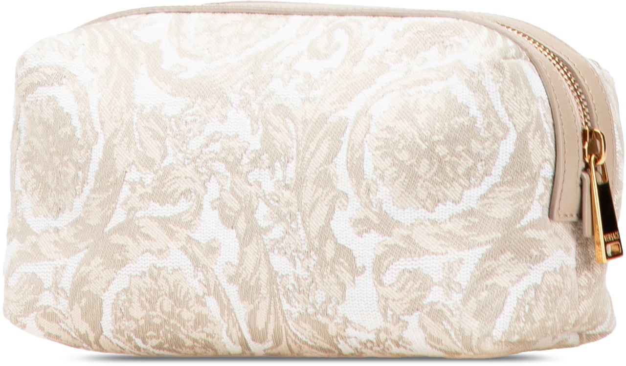 Versace Canvas Athena Beauty Pouch Bruin