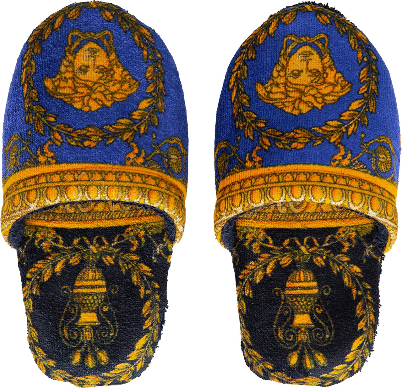 Versace Versace Home Slippers Blue Man Woman Blauw