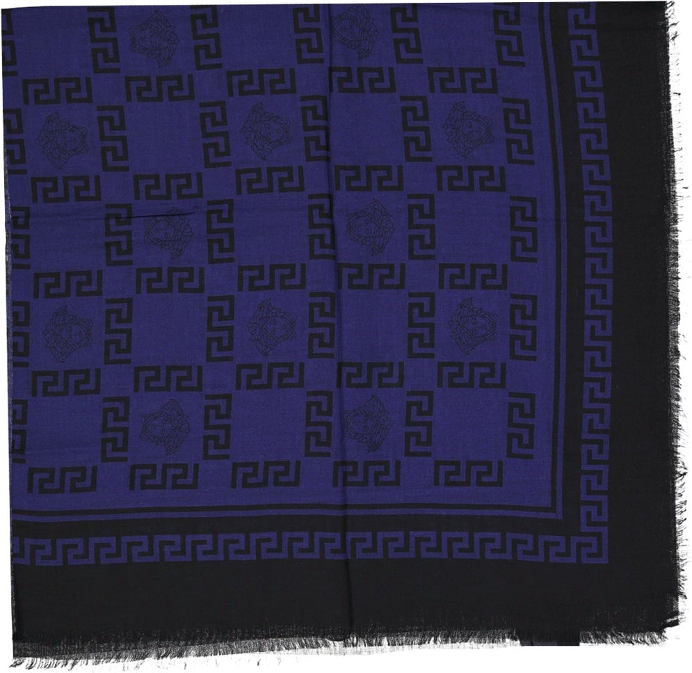 VERSACE Foulard Square Scarf Divers