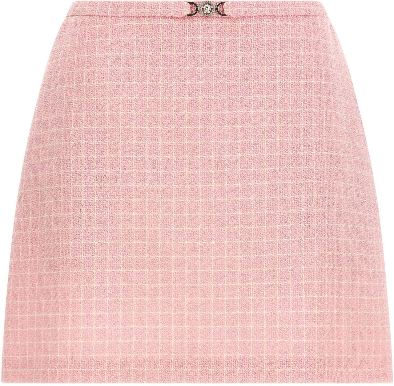 Versace Multicolor Virgin Wool Long Skirt Divers