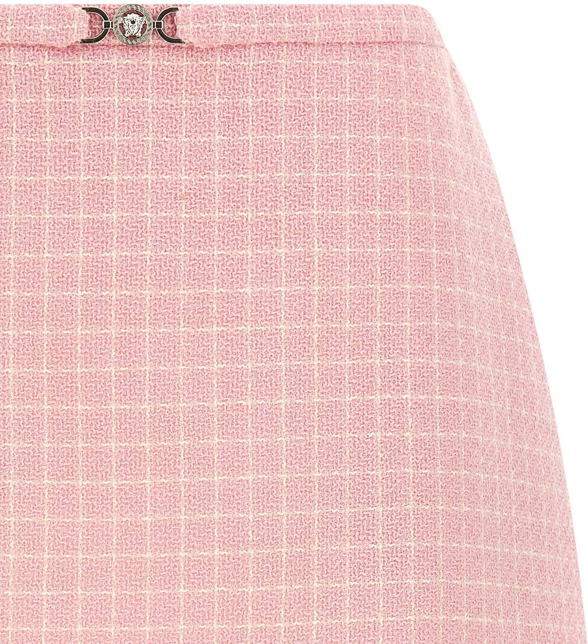 Versace Multicolor Virgin Wool Long Skirt Divers