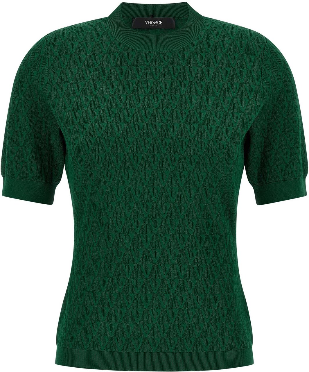 Versace Bicolor Viscose T-Shirt Divers
