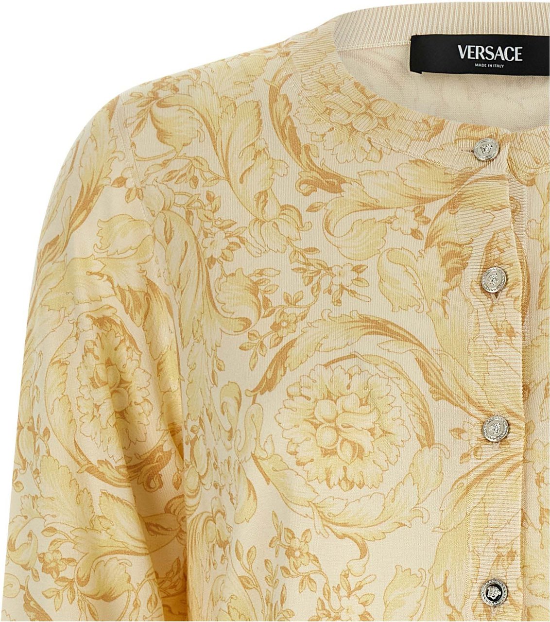 Versace Bicolor Silk Cardigan Divers