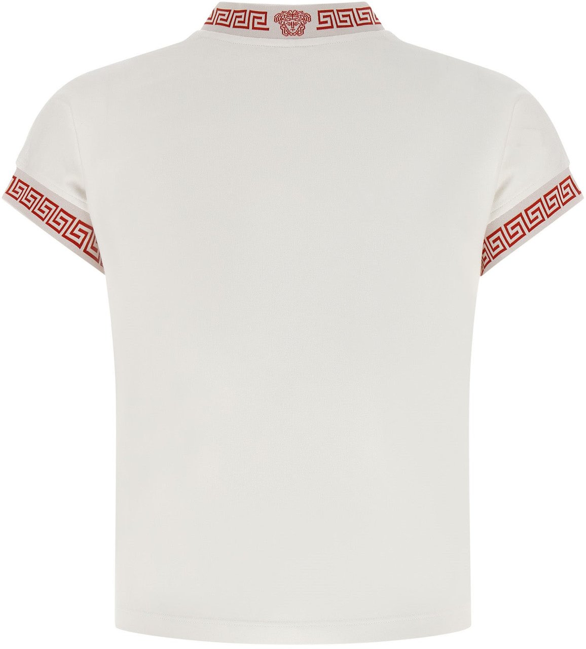 Versace Multicolor Cotton T-Shirt Rood