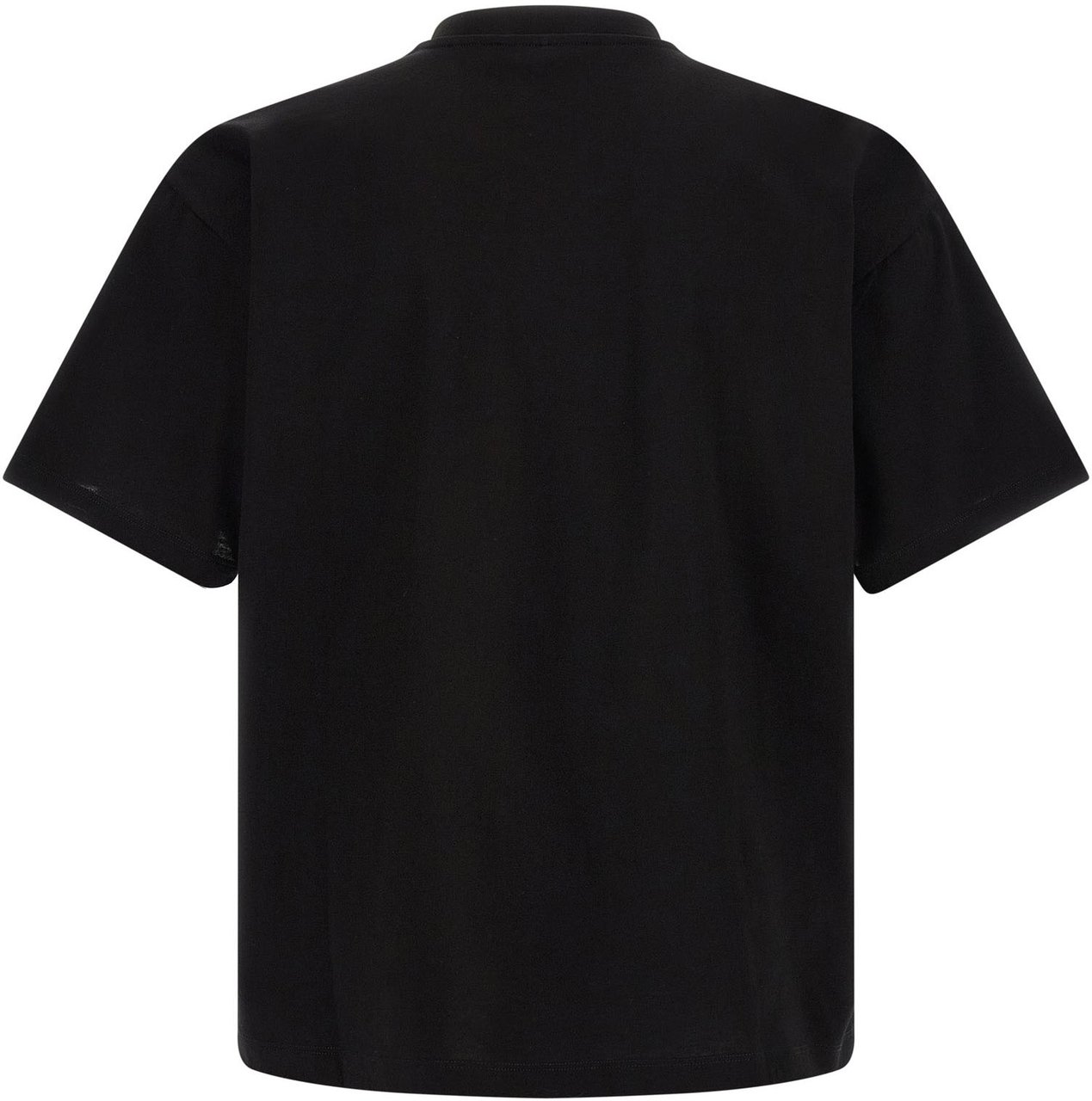Versace Black Cotton T-Shirt Zwart