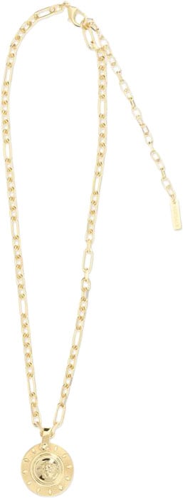 Versace Gold Brass Necklace Goud