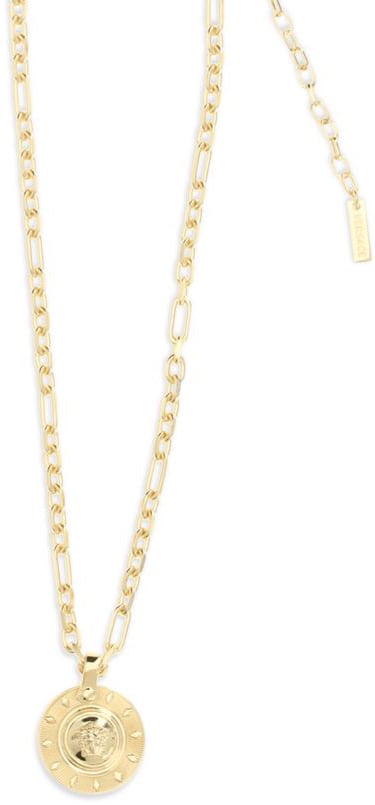 Versace Gold Brass Necklace Goud
