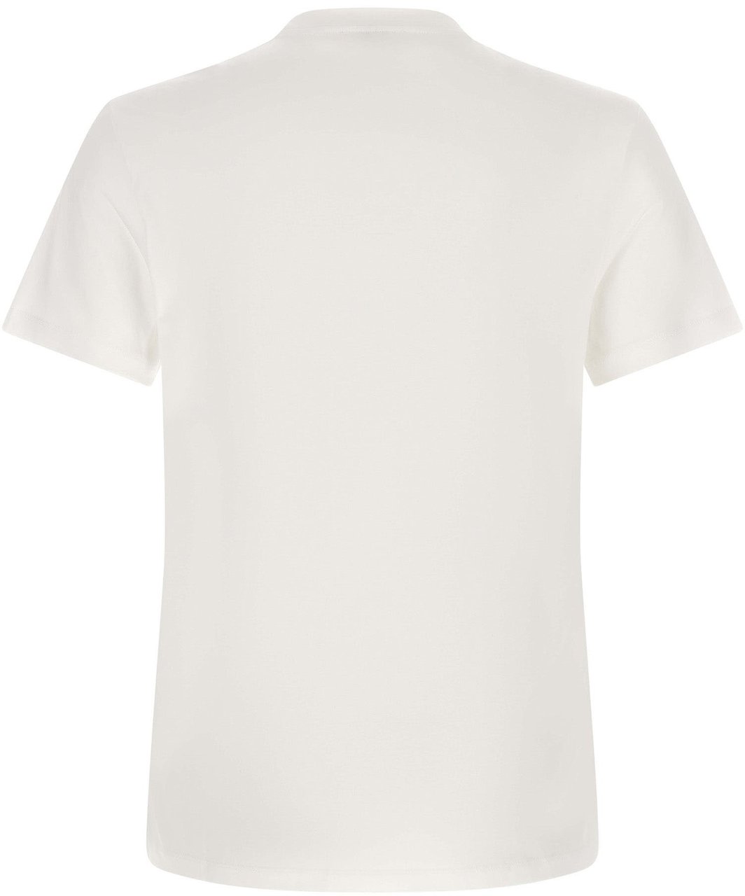 Versace Bicolor Cotton T-Shirt Zwart