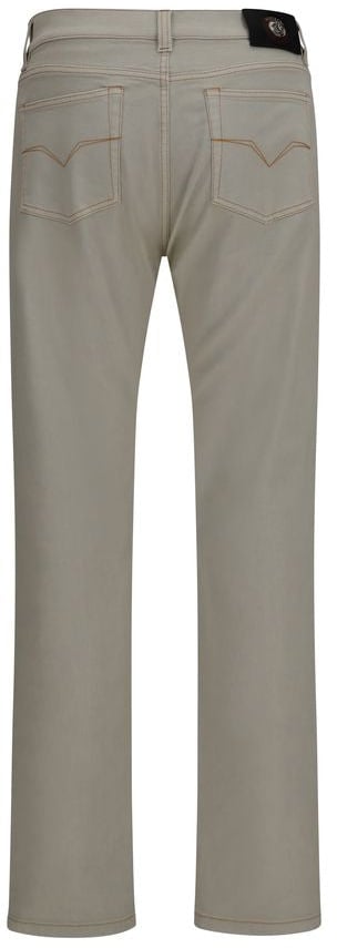 Versace Beige Cotton Tapered Jeans Beige