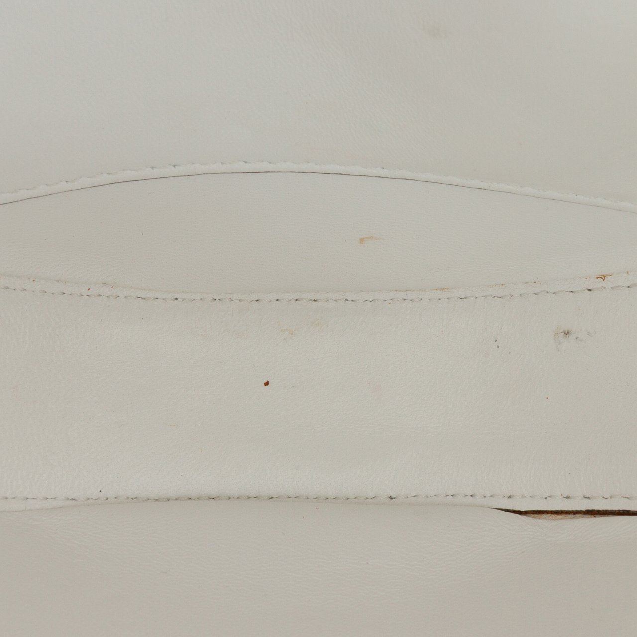 Versace Quilted Nappa Virtus V Crossbody Belt Bag Wit