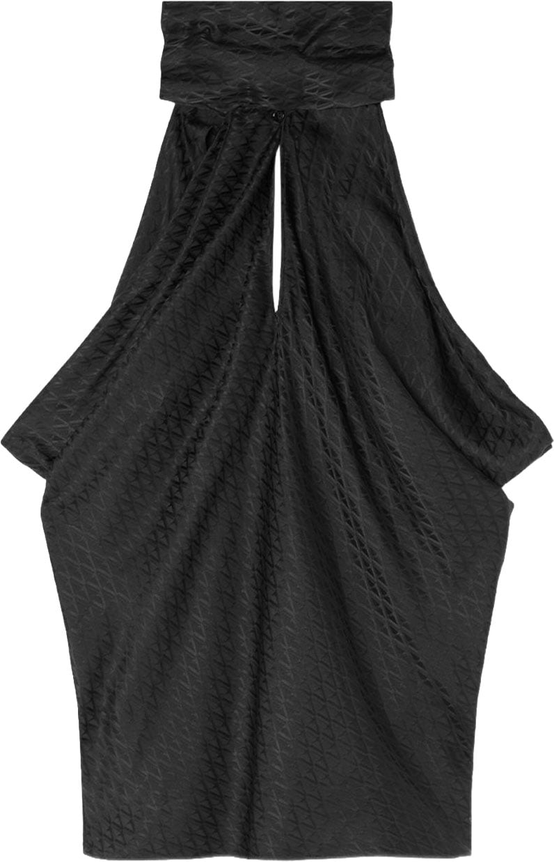 Versace High Neck Sleeveless Top Zwart