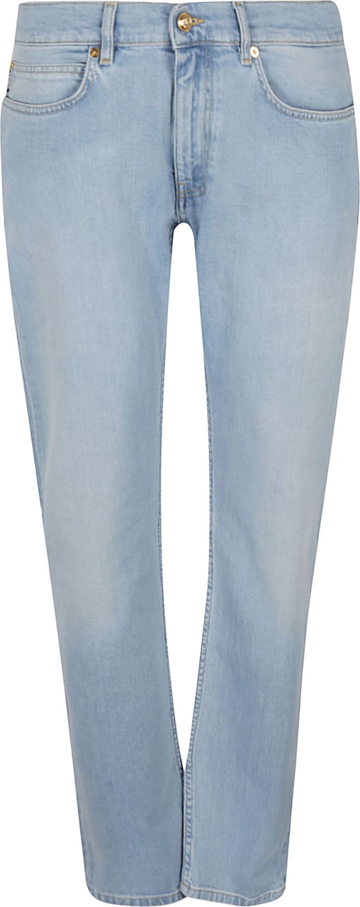 Versace Light Blue Denim Jeans Grijs