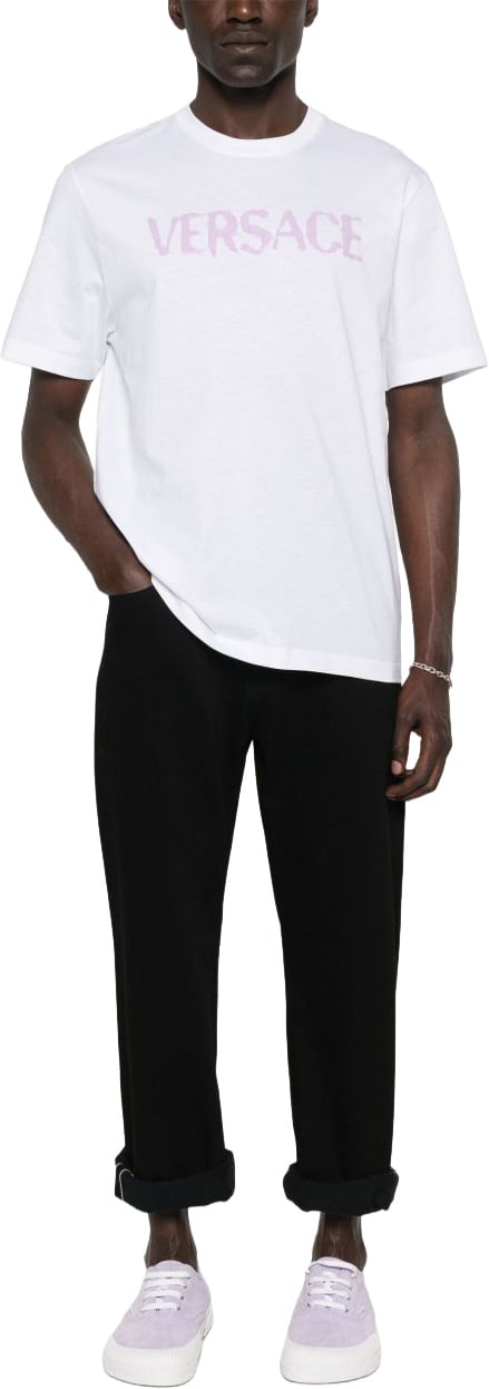 Versace Crew Neck T-Shirt Wit