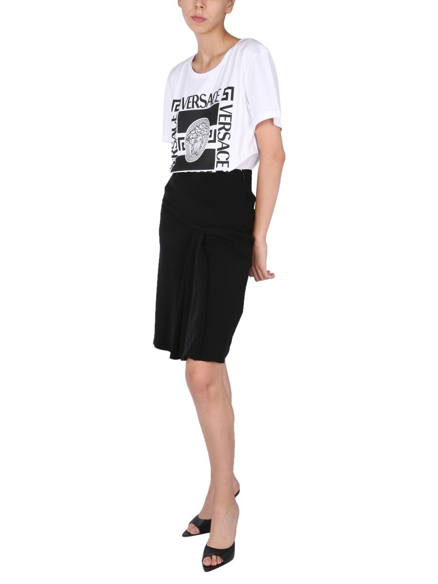 Versace MIDI SKIRT Zwart