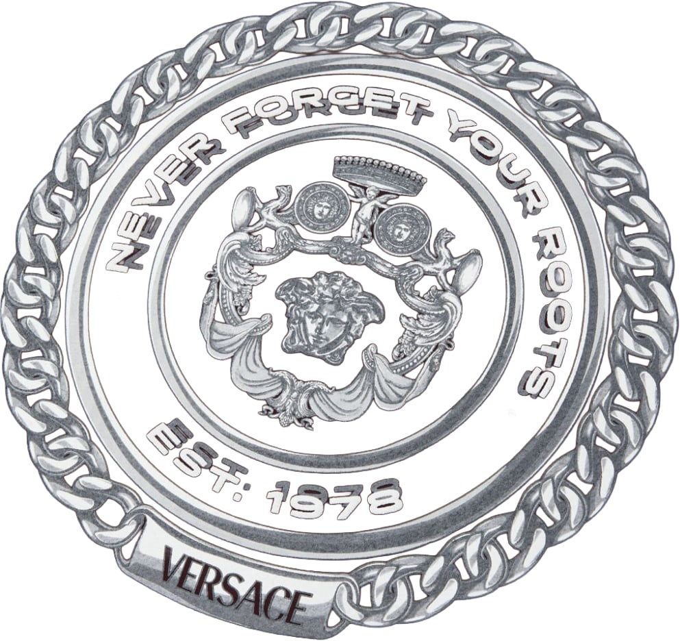 Versace Carob Brown T-Shirt Zwart