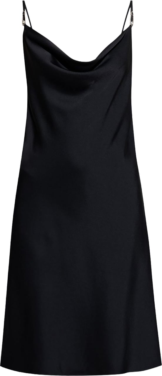 Versace Knee-Length Black Dress Zwart