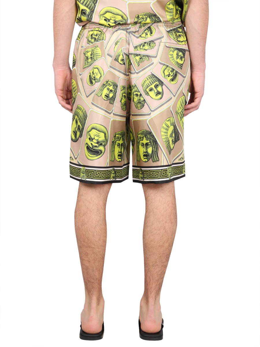 Versace BERMUDA SHORTS THE MASKS Groen