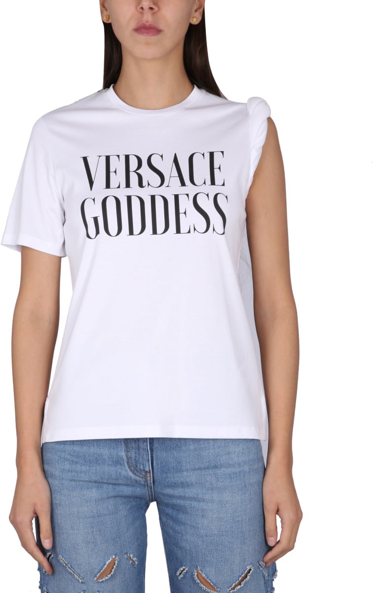 Versace VERSACE GODDESS T-SHIRT Wit