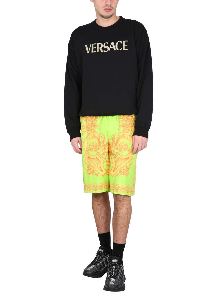 Versace BAROQUE SHORTS 660 Groen