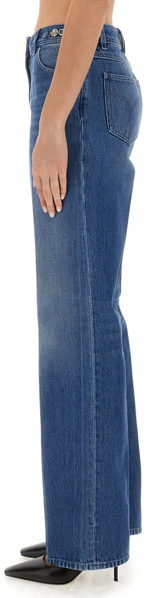 Versace TAILORED BOYFRIEND JEANS Blauw