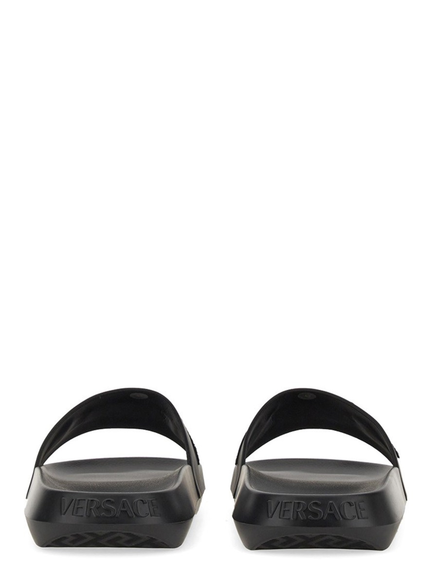 Versace SLIDE SANDAL Zwart