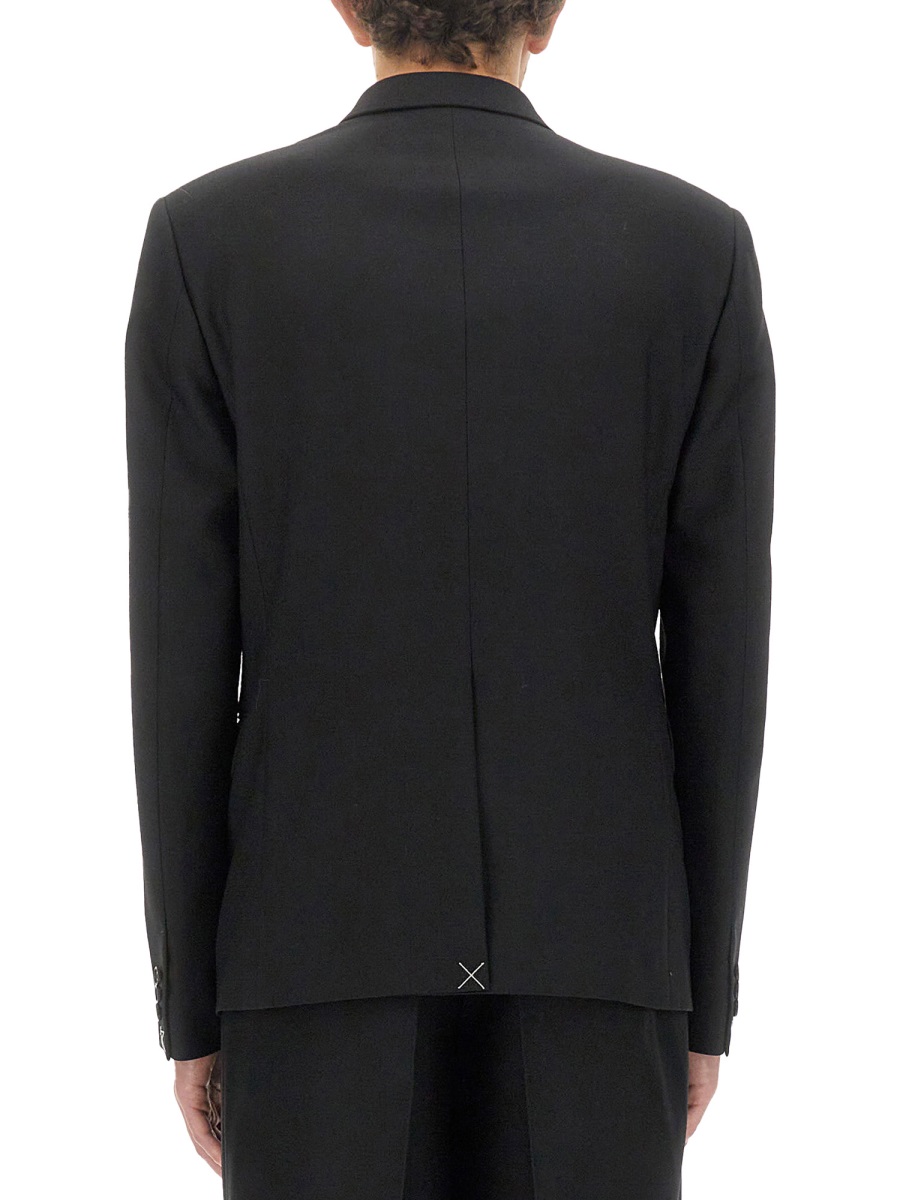 Versace DOUBLE-BREASTED BLAZER Zwart