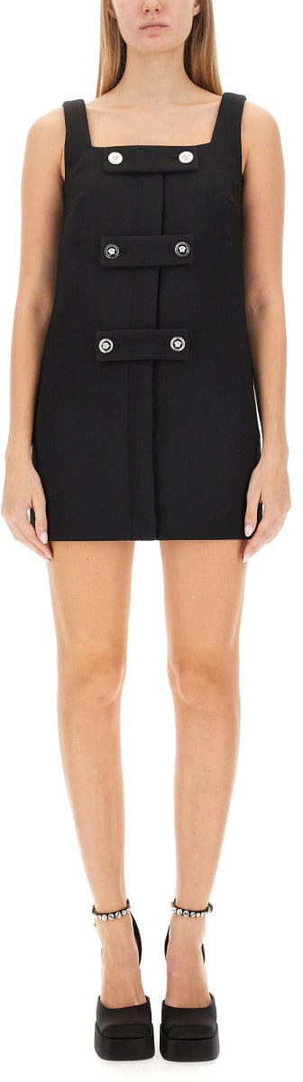 Versace JELLYFISH SHORT DRESS Zwart