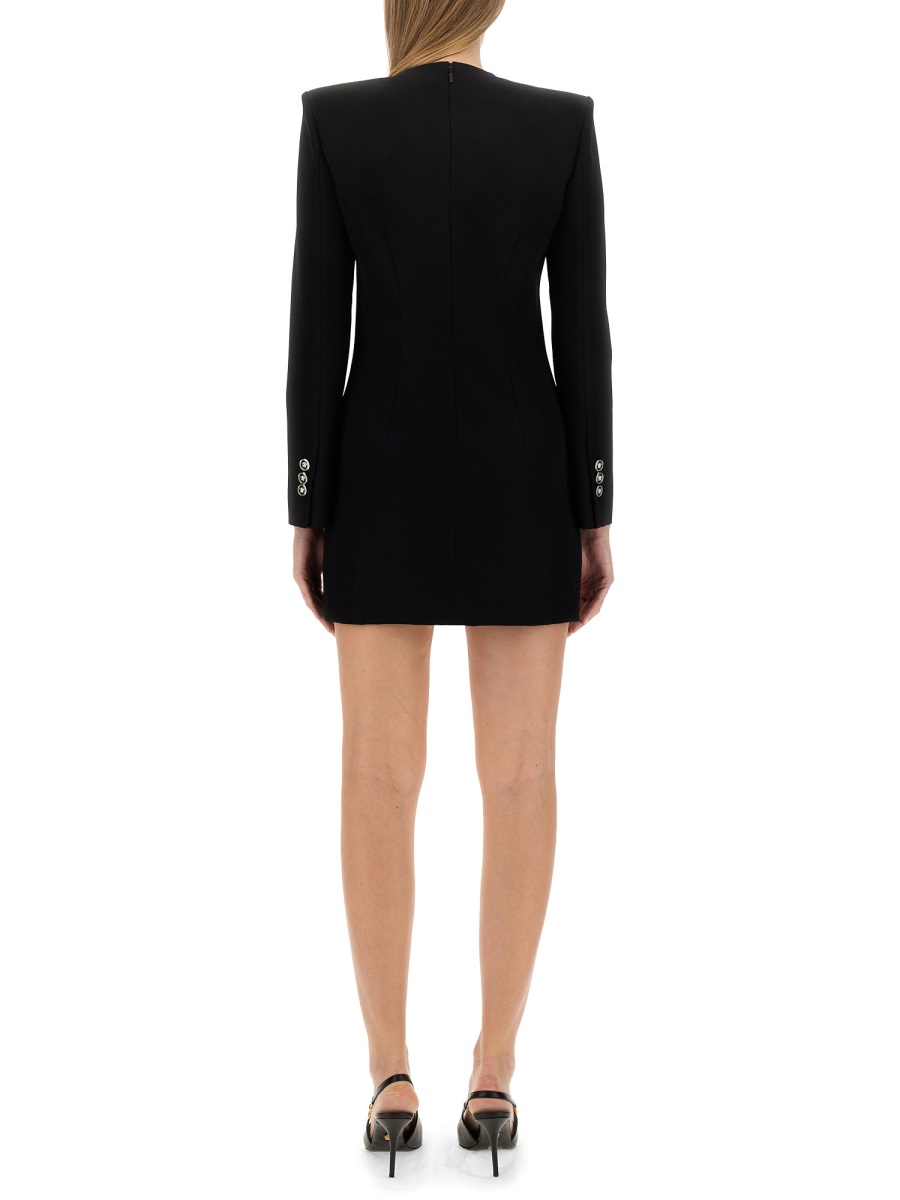 Versace MINI GRAIN DE POUDRE DRESS Zwart