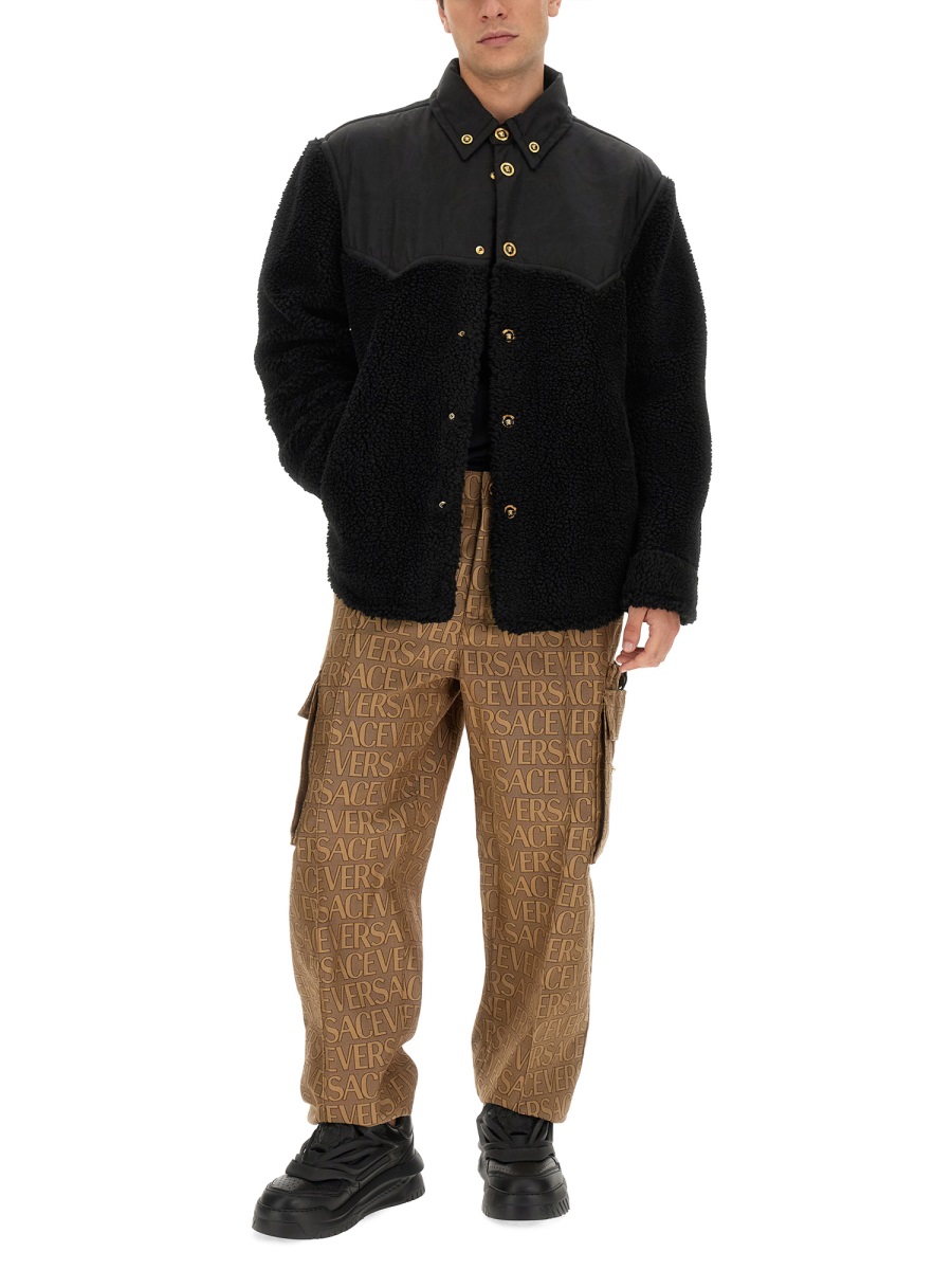 Versace SILHOUETTE BAROQUE JACKET Zwart