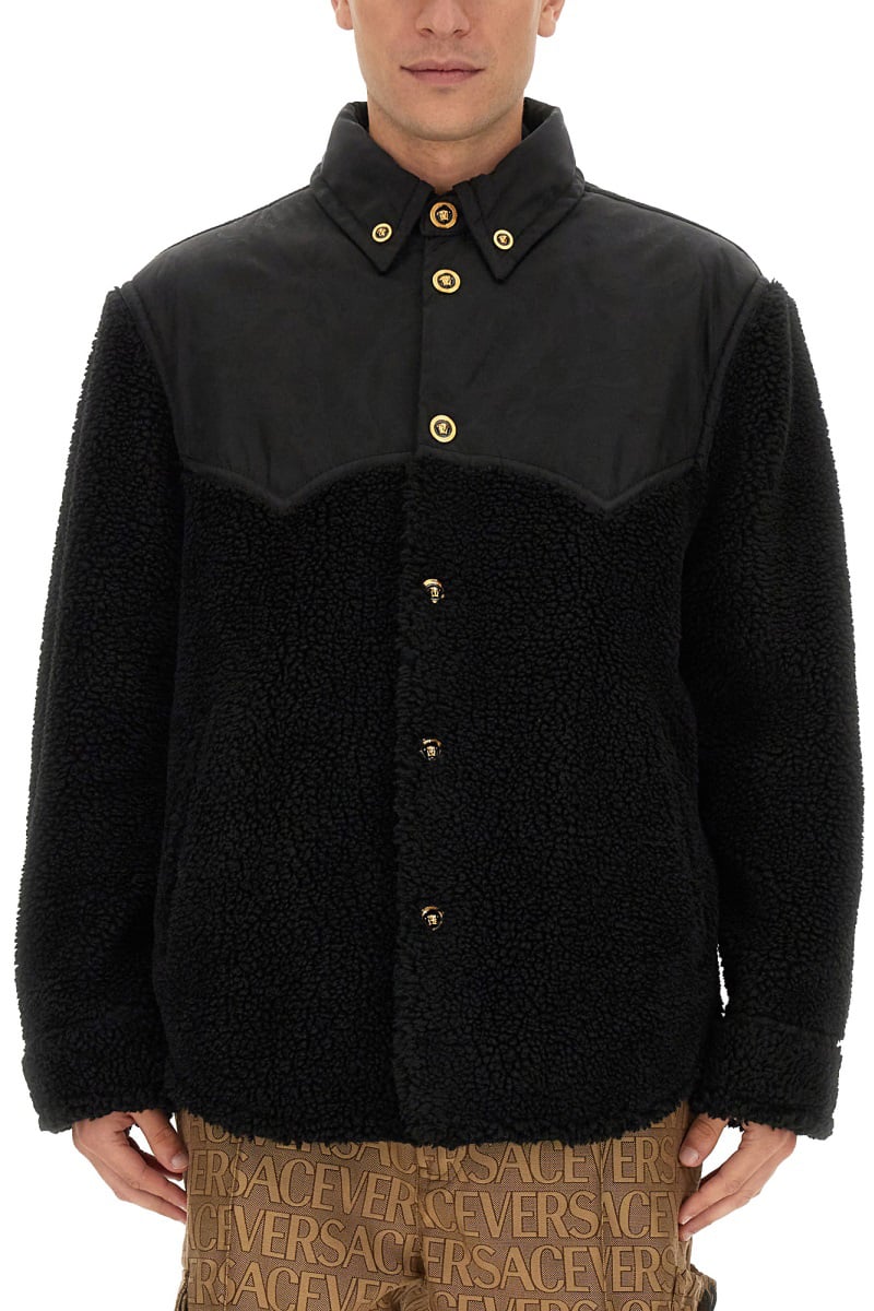 Versace SILHOUETTE BAROQUE JACKET Zwart