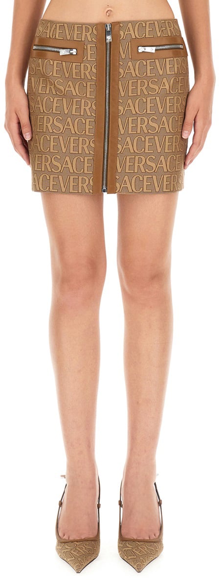Versace MINI SKIRT Bruin