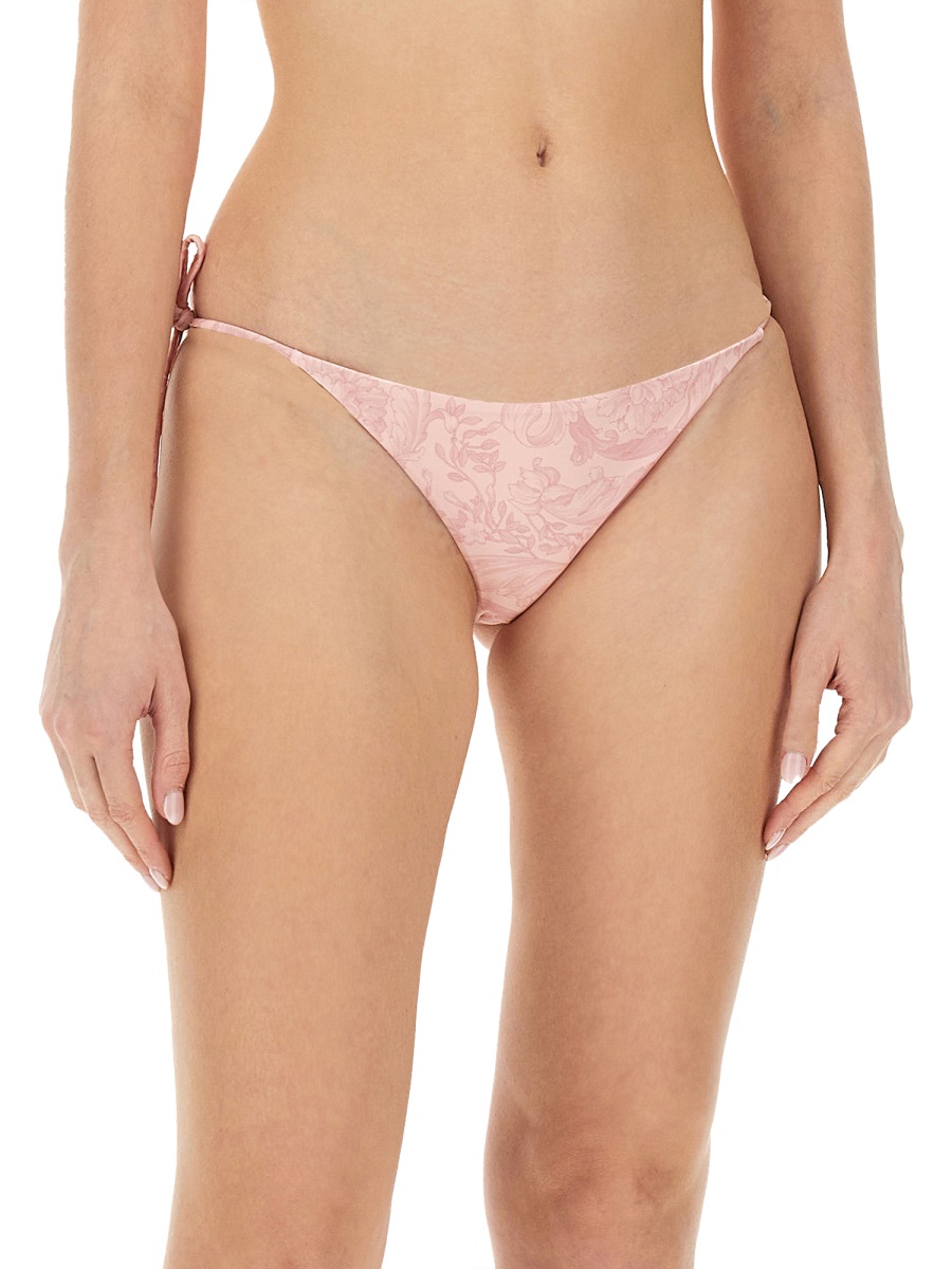 Versace BAROQUE PRINT BIKINI BOTTOM Roze